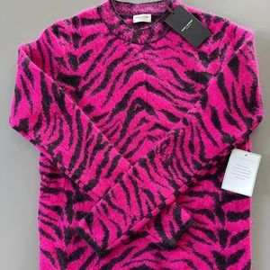 Saint Laurent Zebra Sweater